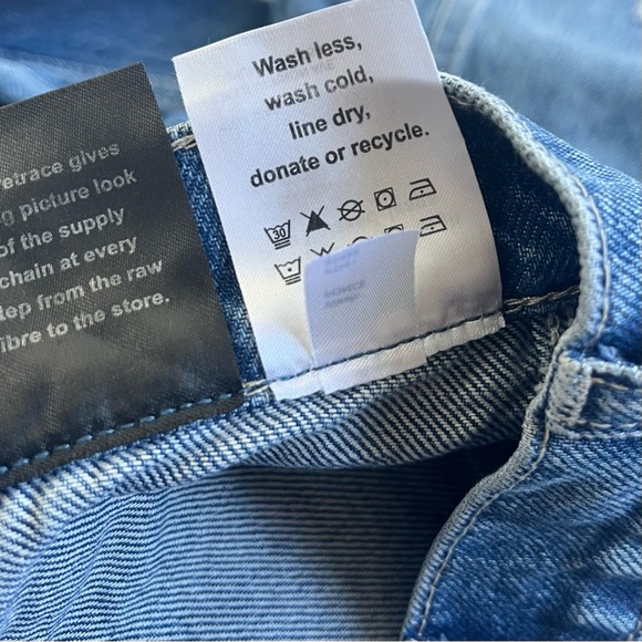 NWOT Reformation Kealy Carpenter High Rise Relaxed Jeans - Picture 8 of 8